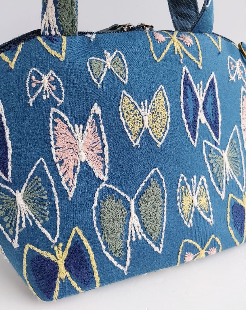 1点のみ ミナペルホネン レア スカイフラワー ミニサイズバッグ