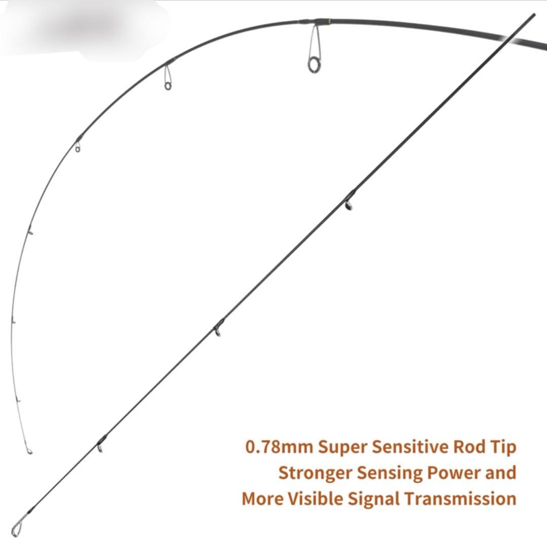 サイズチェンジ軽量5ピースパックロッド　スピニングロッド　ベイトロッドセット