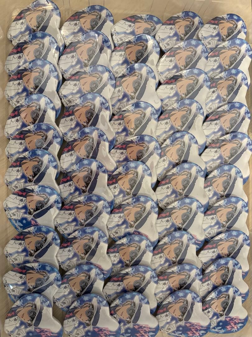 怪盗キッドハート缶バッジ50個まとめ売り