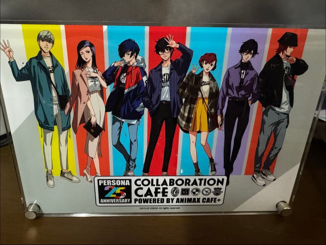 ペルソナ　コラボカフェ　スイパラ　アクリルパネル　スイーツパラダイス