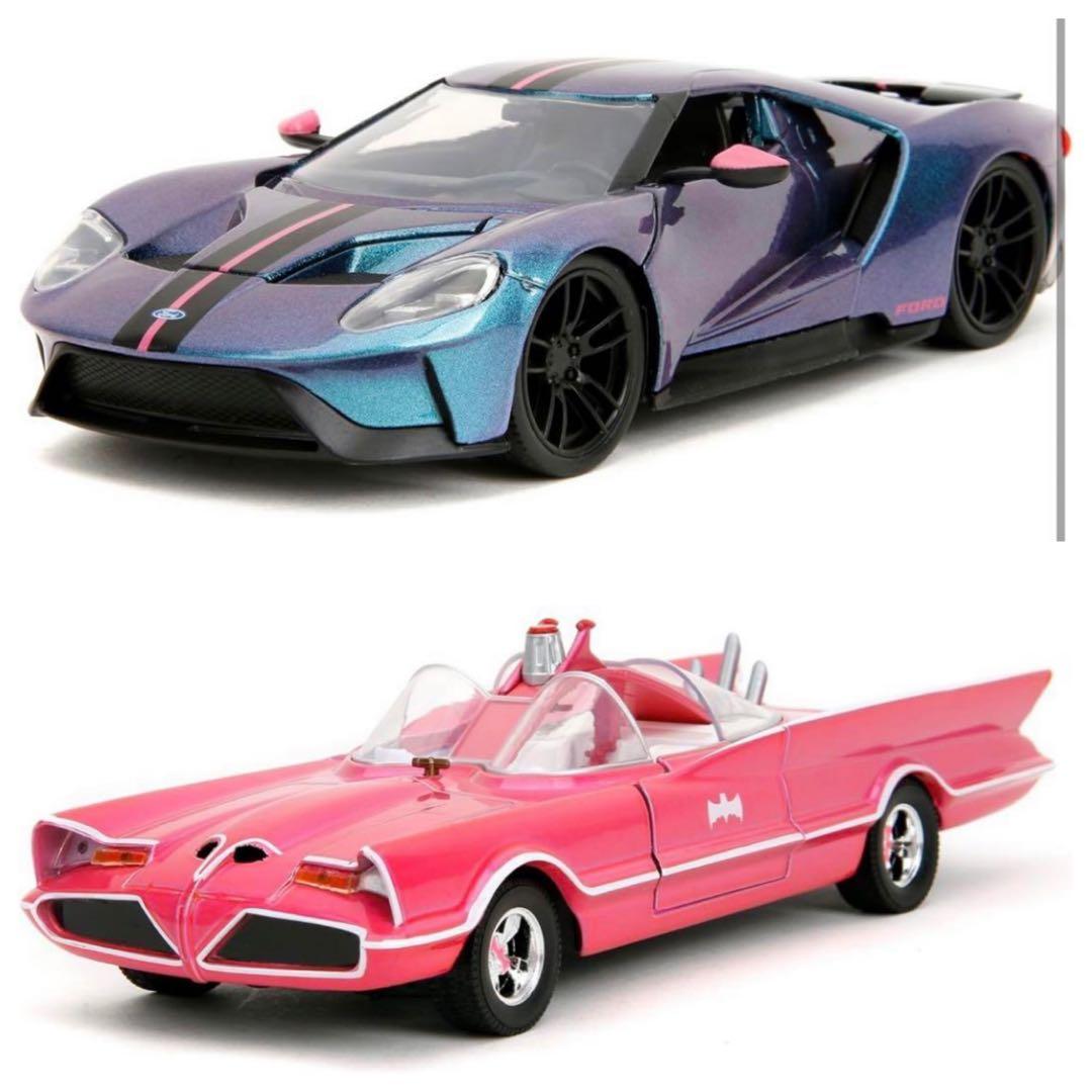 2017 FORD GT & クラシックTVシリーズ バットモービル ピンク