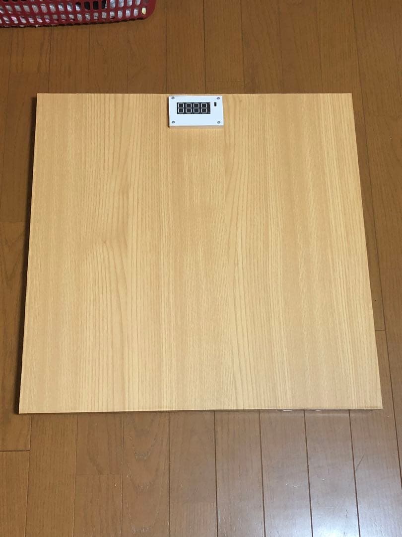 車椅子のまま測れる！Bluetooth対応 木製デジタル体重計