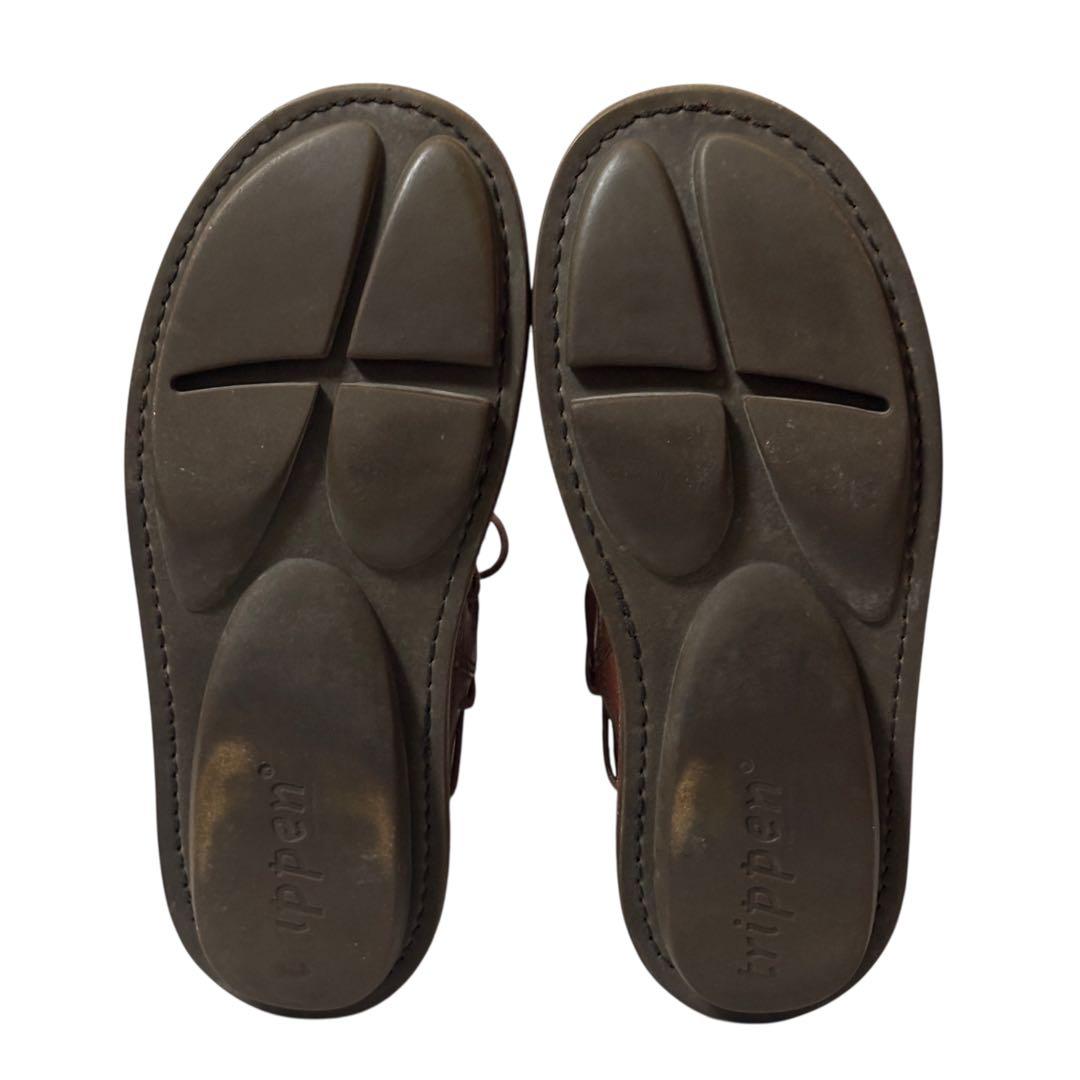 【外観美品】trippen トリッペン　レースアップブーツ　バックジップ　37