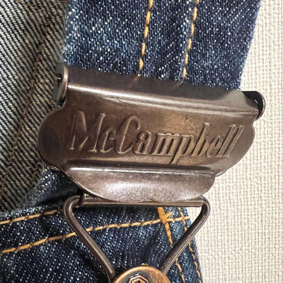 イチロー⭐️７０ｓ　レアブランド⭐️McCampbell オーバーオール　Ｌ