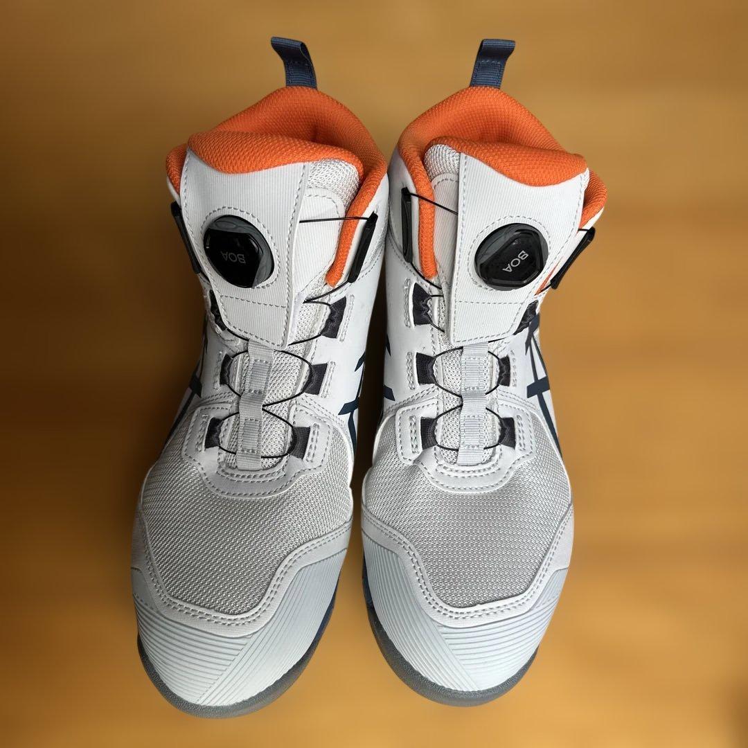 ⭐︎新品未使用⭐︎安全靴 ハイカット グレー オレンジ