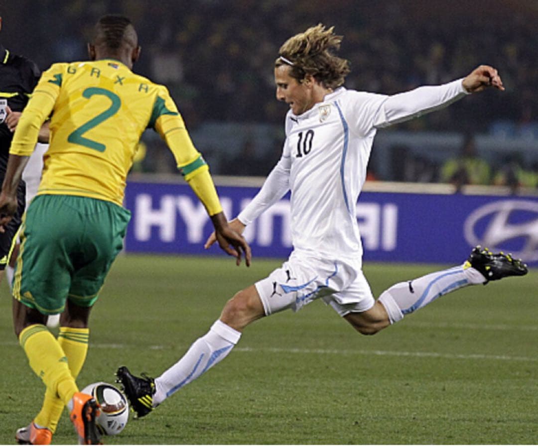 あ*ペ様 2010 ワールドカップパッチ付 ウルグアイ代表 フォルラン#10 M