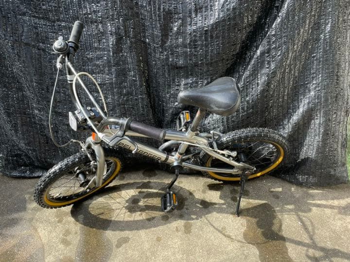 キッズ用BMXドッペルギャンガー16インチシルバーメッキ