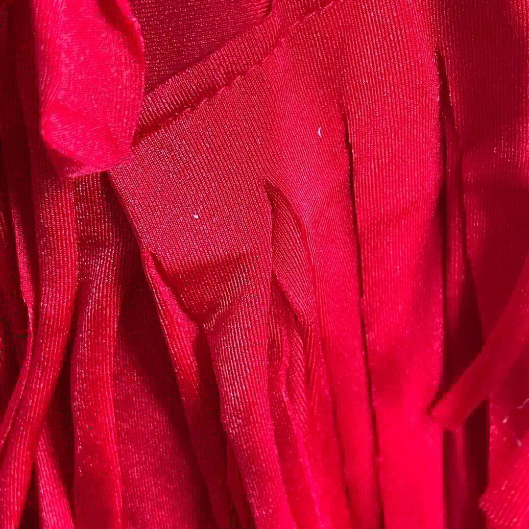 社交ダンス　ラテンダンス　ドレス衣装　赤　S1118