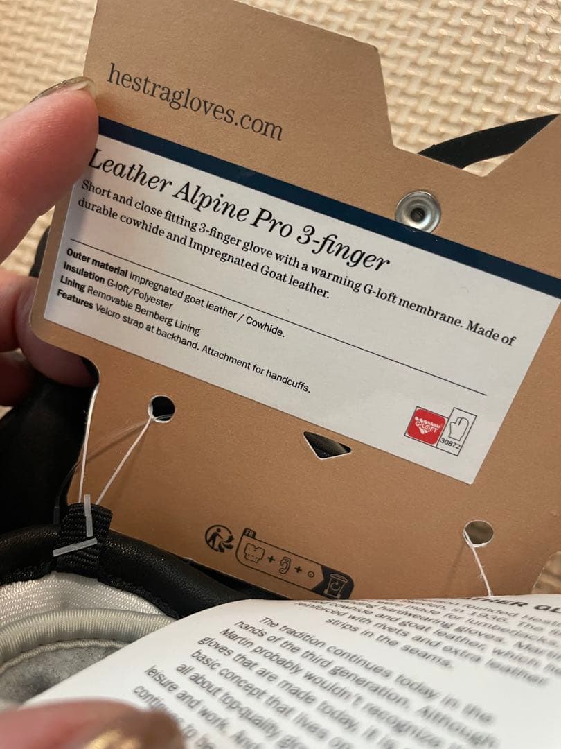 Hestra Alpine Pro 3-Finger グローブ　ヘストラ　新品