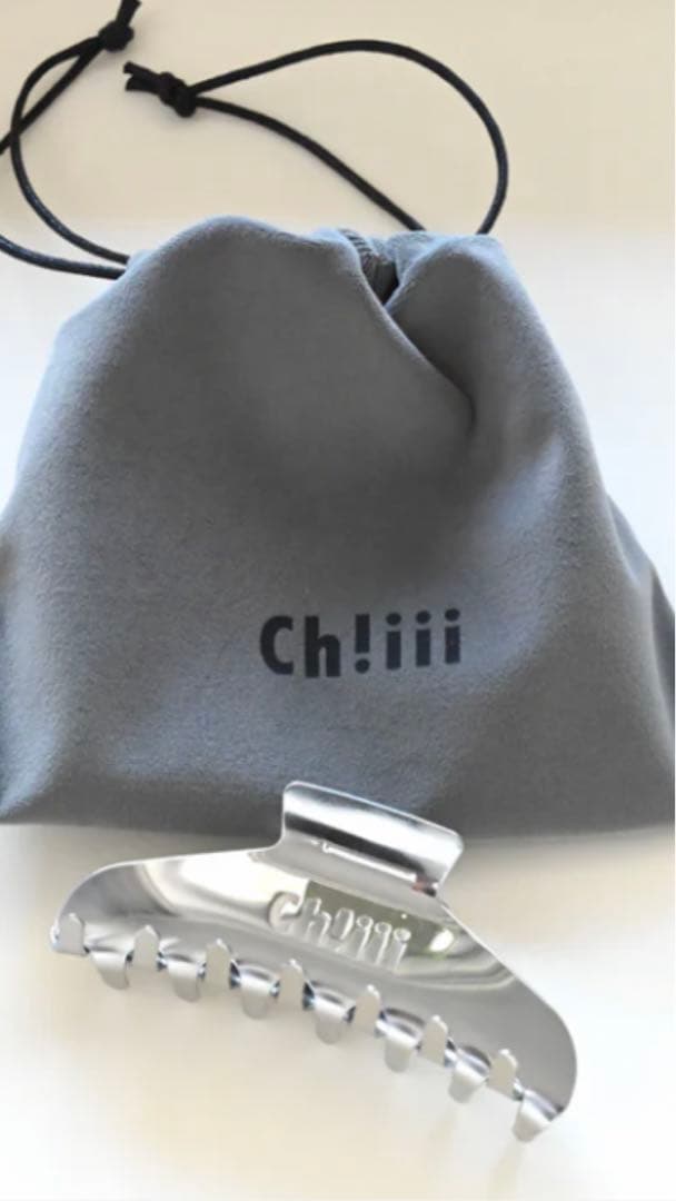 Ch!iii シルバー ヘアクリップ　ポーチ付
