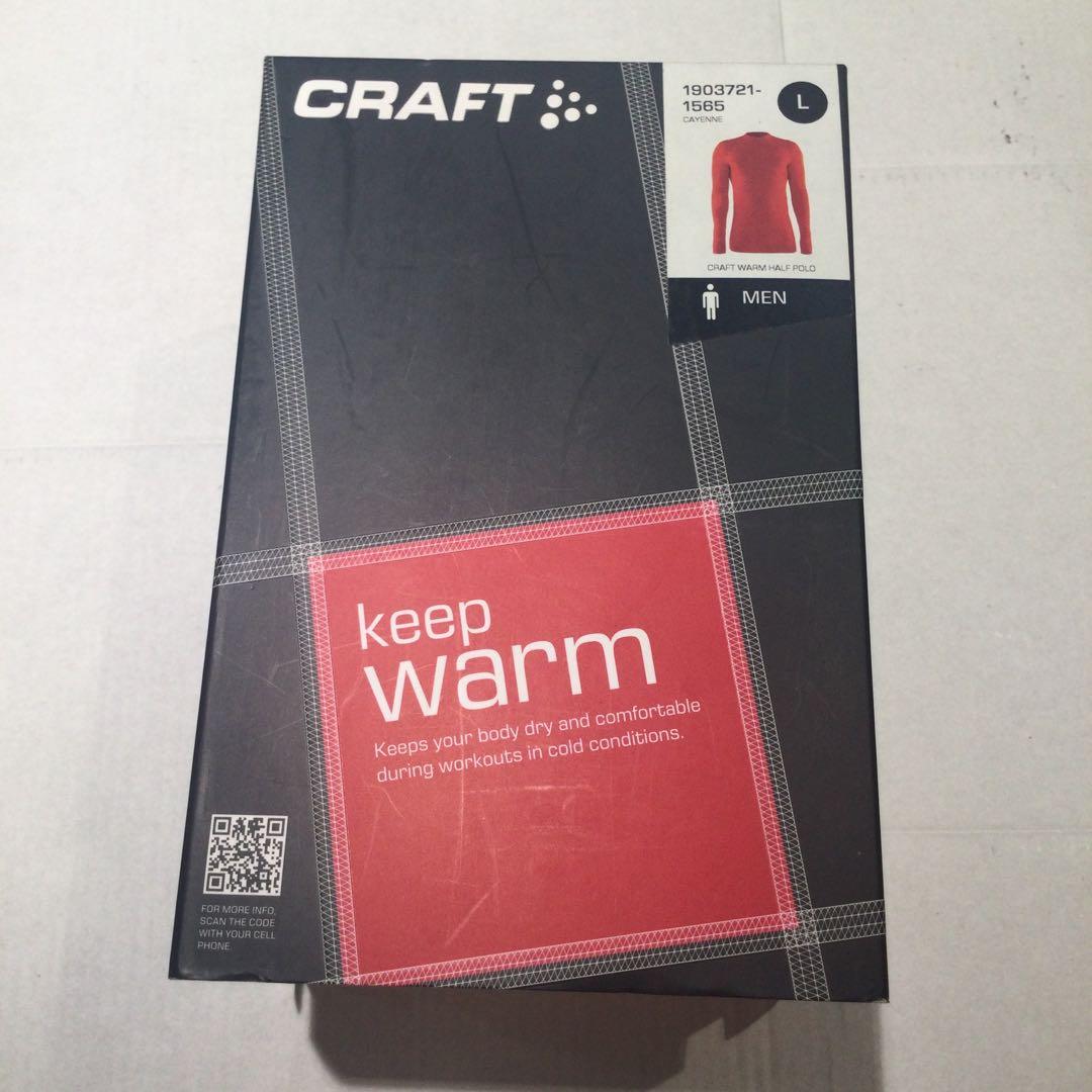 CRAFT WARM HALF POLO メンズウインターインナー