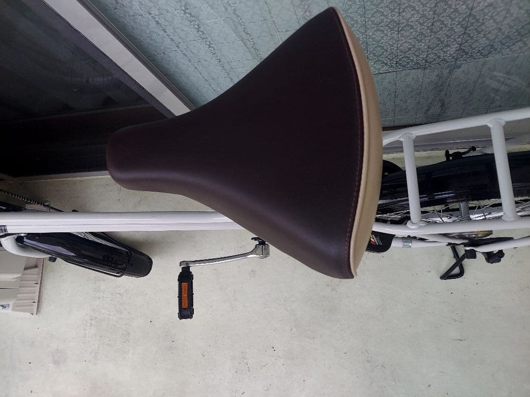 ホワイト シティサイクル メッシュバスケット付き※直接お渡しできる方限定