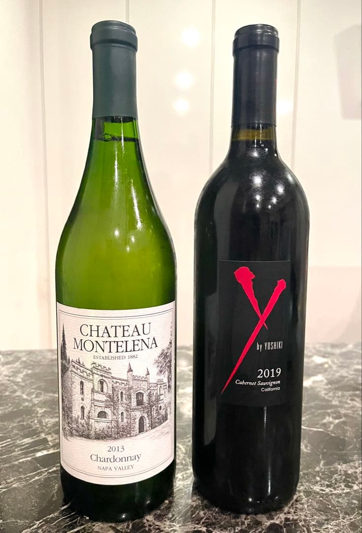 ✨希少⚜️カリフォルニア ナパ⚜️ワイン 赤[2019] 白[2013] 2本セット