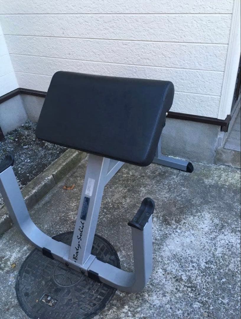 【直接引取限定】BodySolidのジムユースのプリチャーベンチ