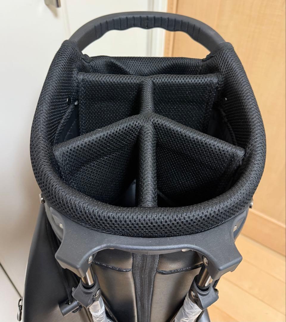 新品★GTD★スタンドキャディバッグ★未使用★タグ付き★ゴルフ★ジョージ武井★黒