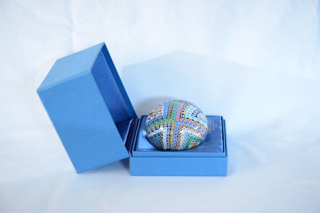 SAINT LOUIS ガラスペーパーウェイト多色