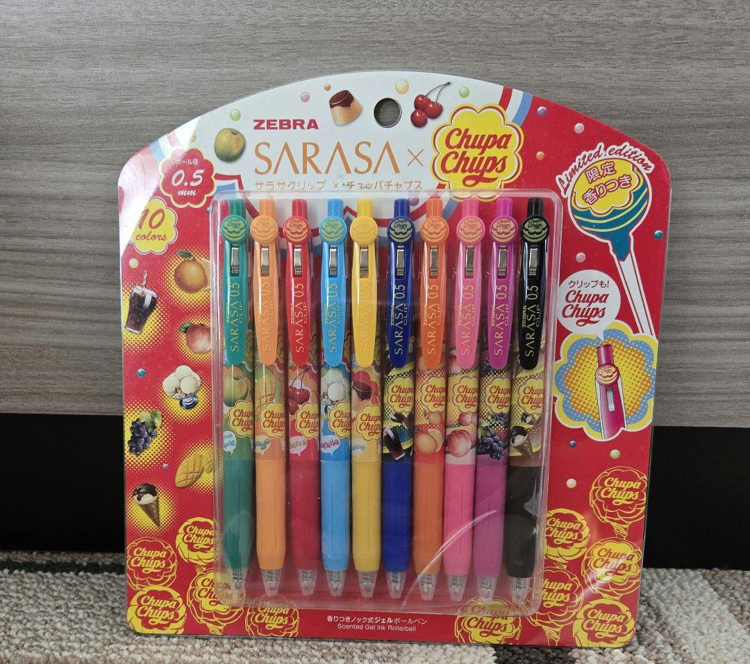 新品 ゼブラ ジェルボールペン サラサクリップ チュッパチャプス 10色