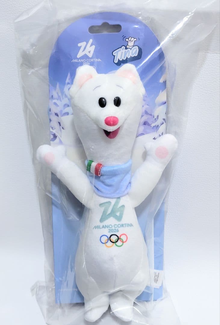 Tina ぬいぐるみ 27cm マスコット ミラノ・コルティナ 2026　ティナ