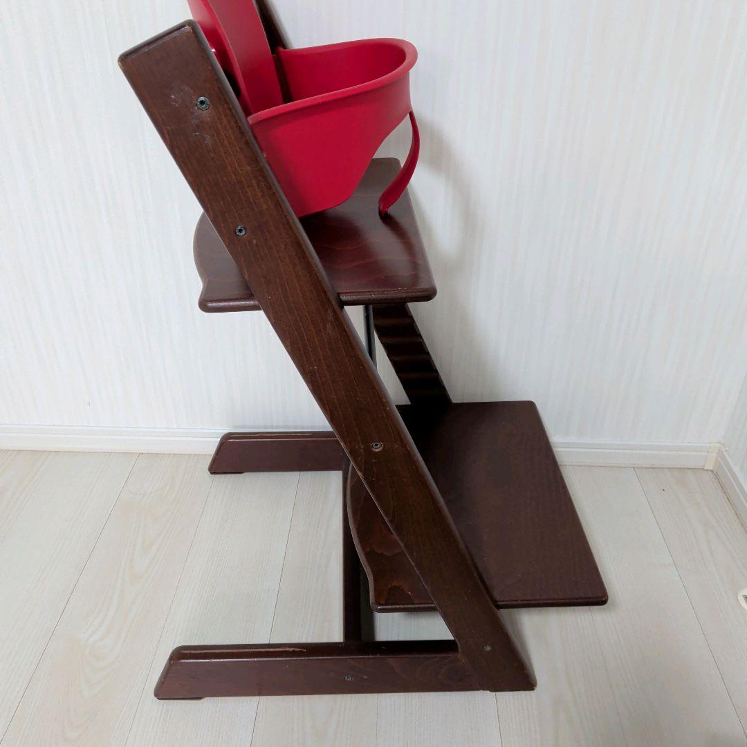 ストッケ　トリップトラップ　ベビーチェア　ウォールナット　ベビーセットV3