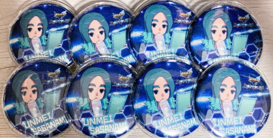笹波雲明 缶バッジ ジョイポリス イナズマイレブン イナイレ