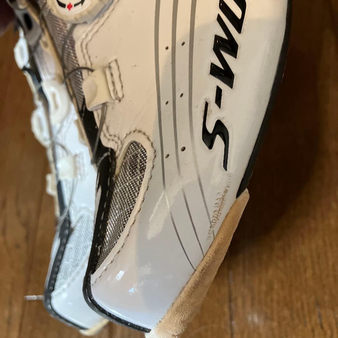 S-Works ロードシューズ サイズ40 ホワイト/ブラック 26.5cm