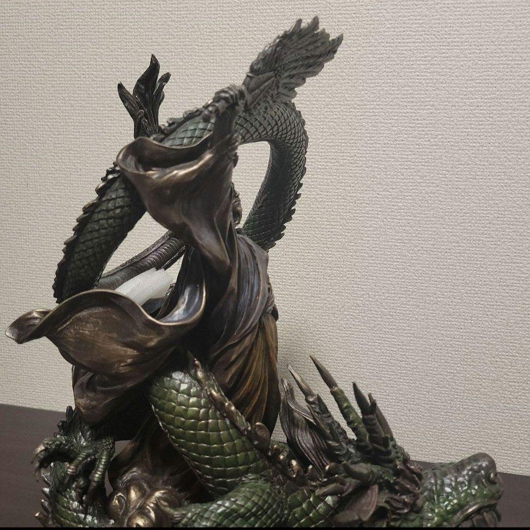 百花三国志　正子公也　諸葛亮孔明　フィギュア ブロンズ風　コールドキャスト