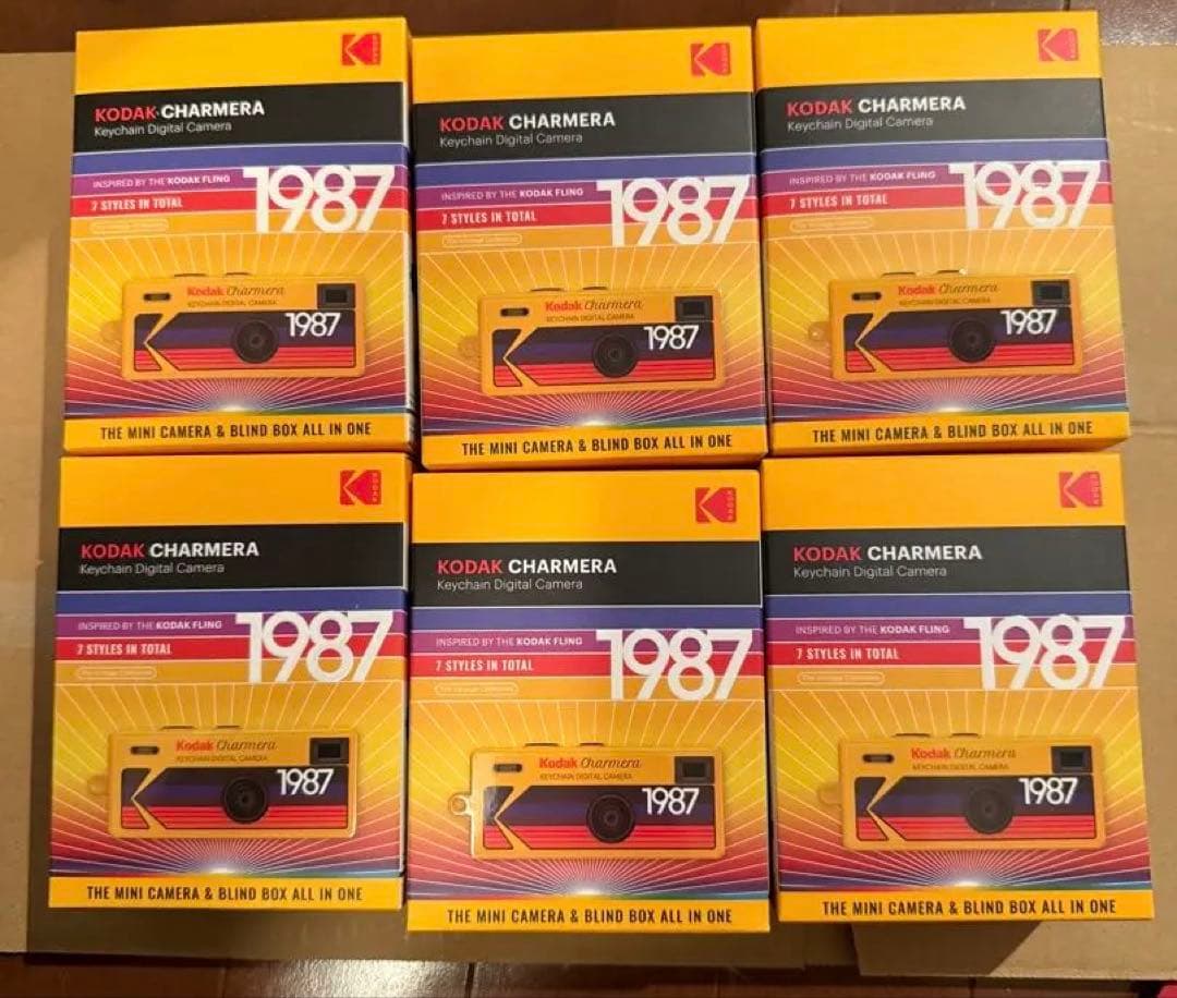 新品未開封KodakコダックCHARMERAキーチェーンデジタルカメラ6個セット