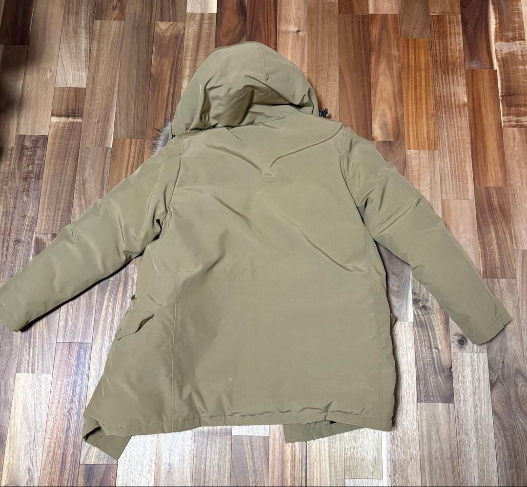 DANTON カーキ ダウンジャケット