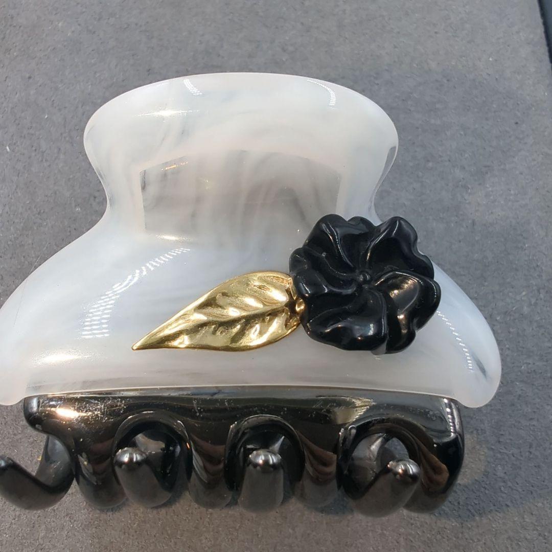 美品 acca アッカ ヘアクリップ ヘアピン ローズ 薔薇 フラワー