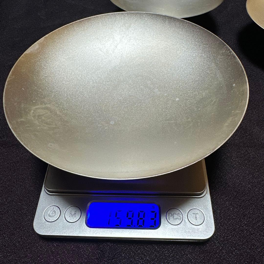 純銀　杯　小中大　3点セット　373g