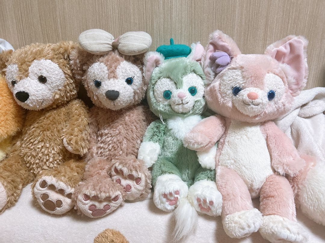 【お得!】ディズニー ダッフィーフレンズ ぬいぐるみ パーカー まとめ売り秋冬