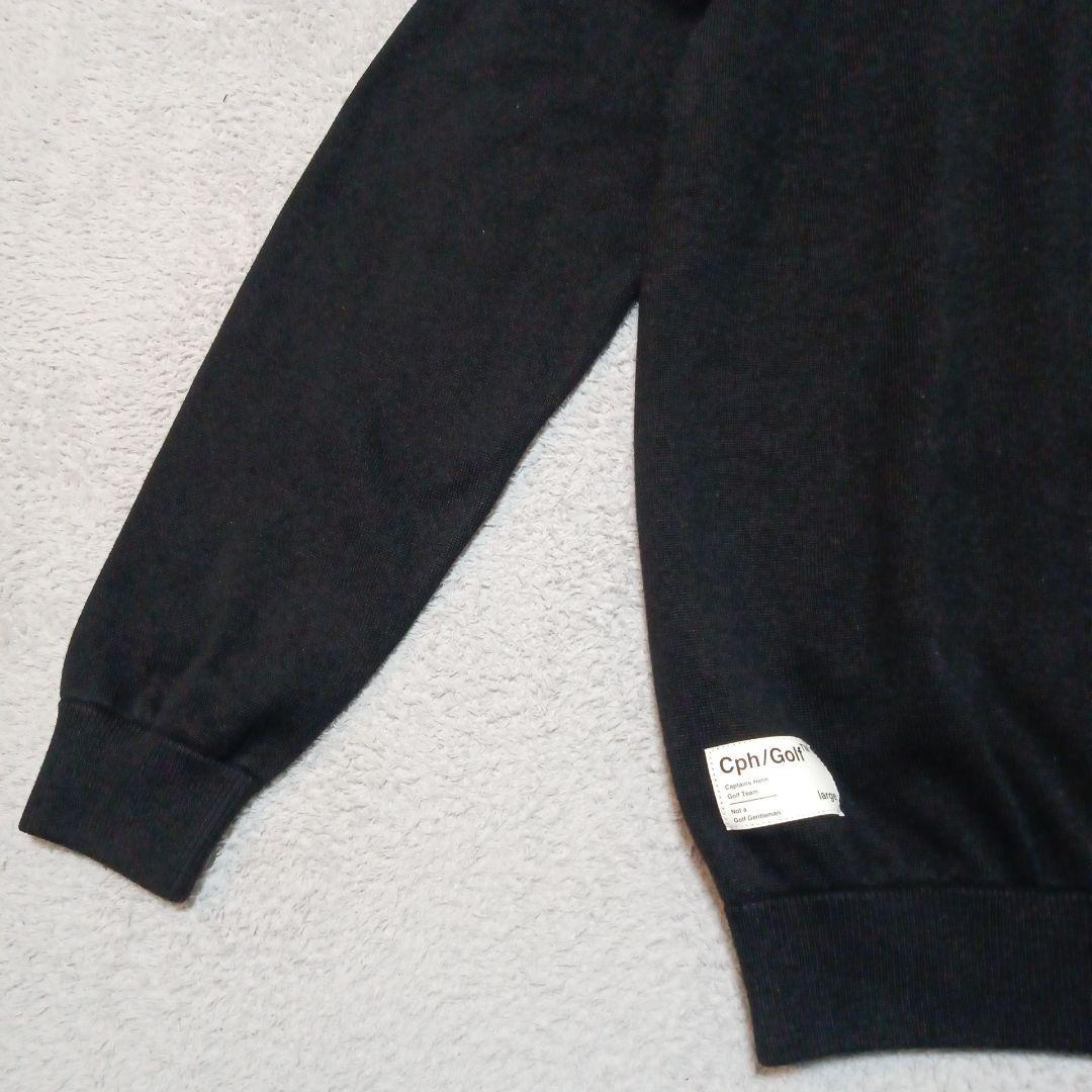 キャプテンズヘルム ゴルフ ニット ポロシャツ 長袖 カットソー