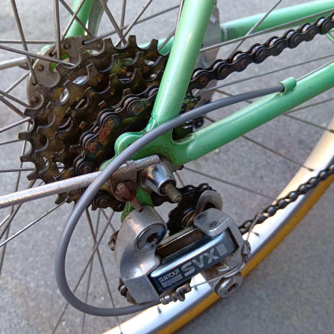 埼玉南部直接引取限定！当時物ランドナー　ビンテージ　Wレバー　チェレステ