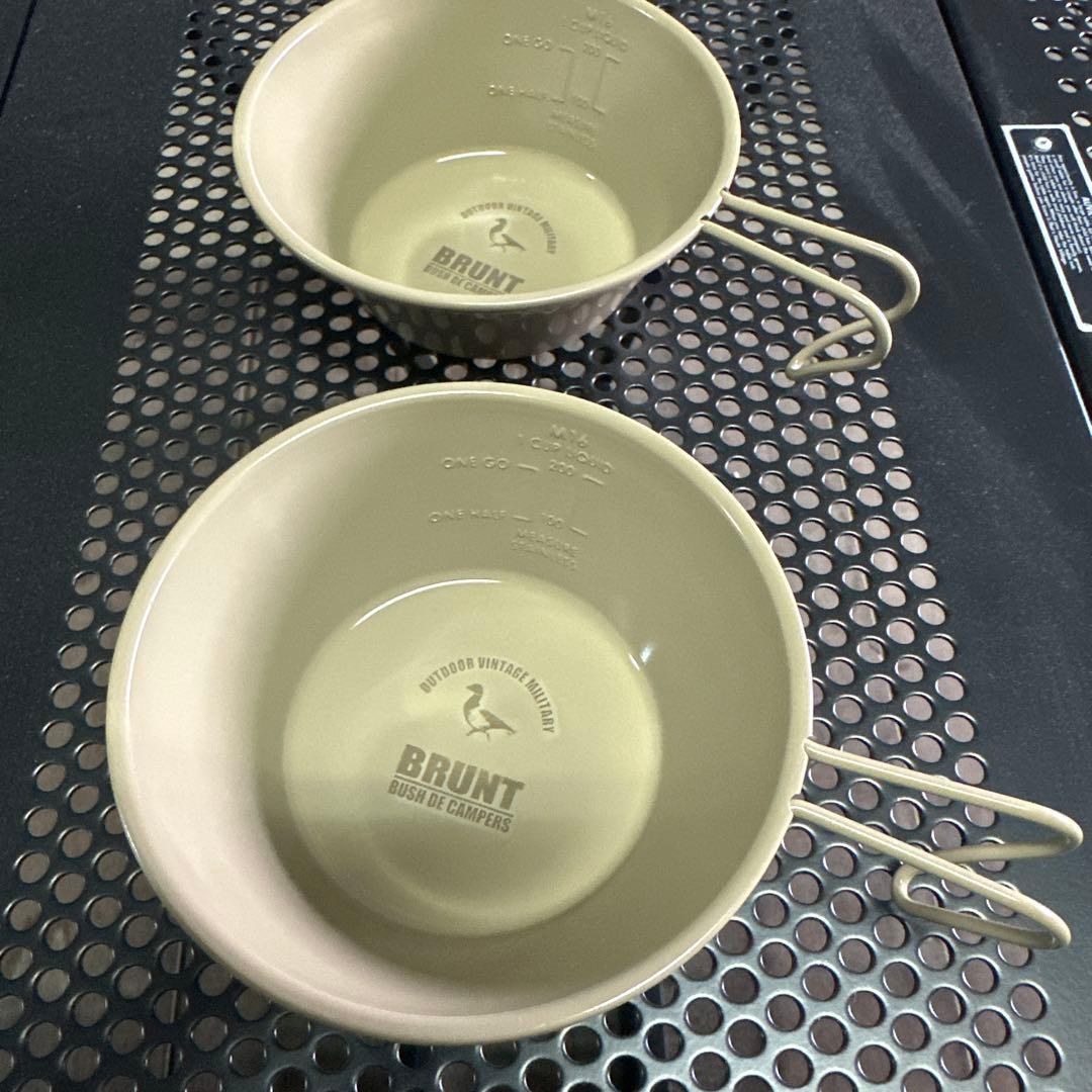 BRUNT タン　シェラカップ 浅型　２つ