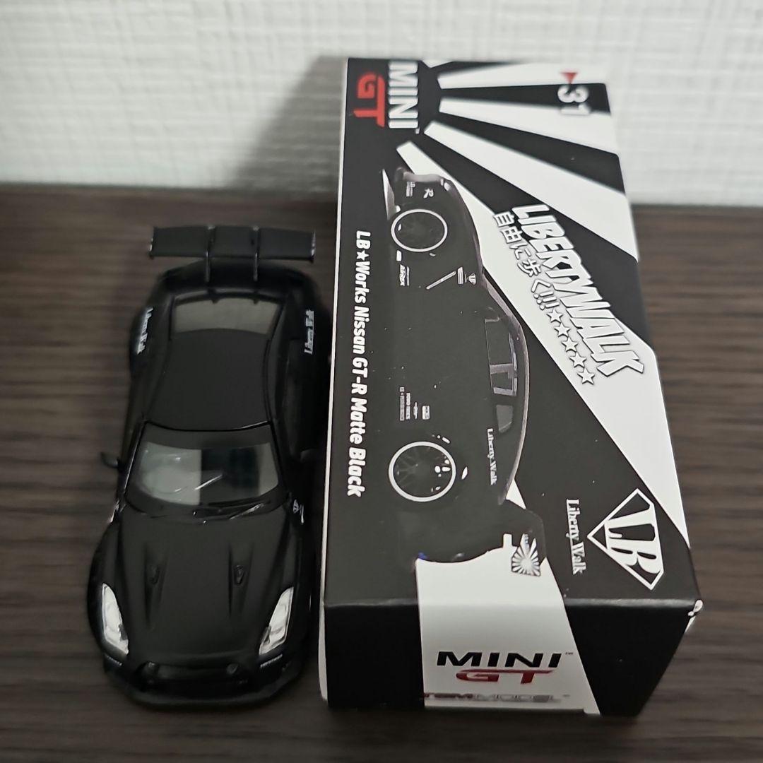 ミニカー MINIGT LIBERTYWALK GT-R Matte Black