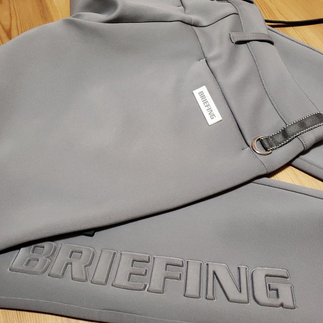 ブリーフィング　レディース　3Dロゴパンツ　グレー　Sサイズ