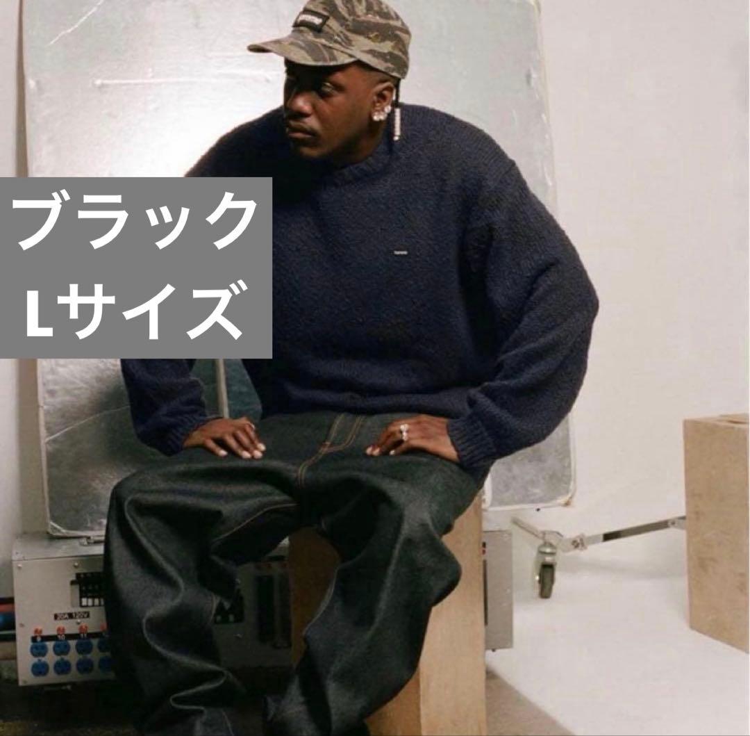 Supreme Bouclé Small Box Sweater black L