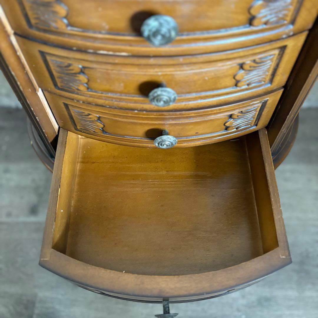 イタリア　猫脚コンソールドロワーチェスト