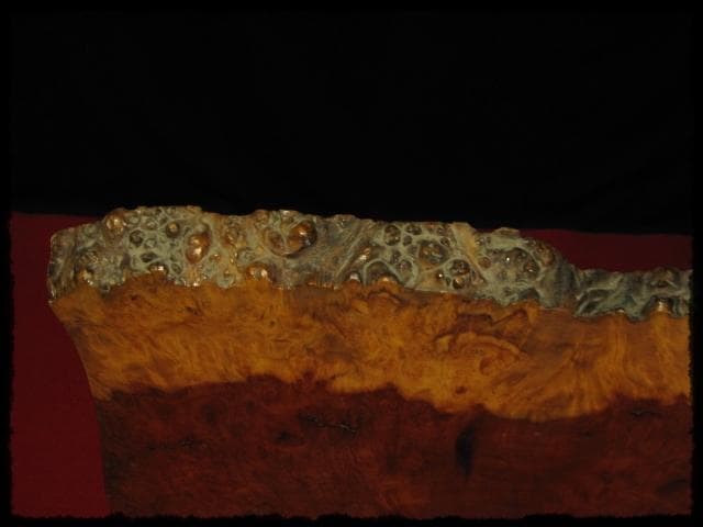 大型 花梨 玉杢 瘤 衝立 結界 置物 一枚板 天然木 間仕切 玄関飾 e58