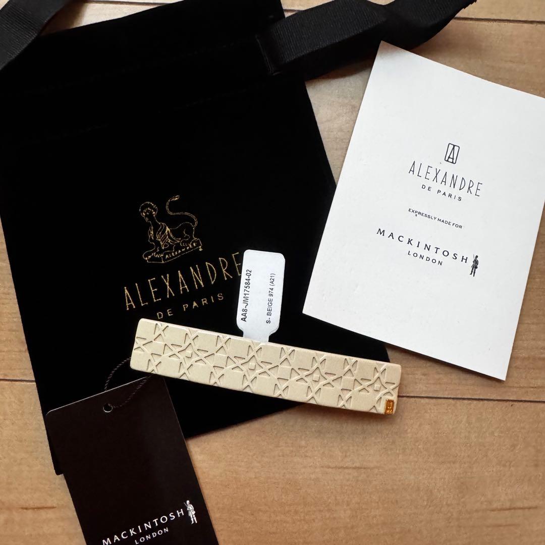 新品■ALEXANDRE DE PARIS■マッキントッシュコラボバレッタ