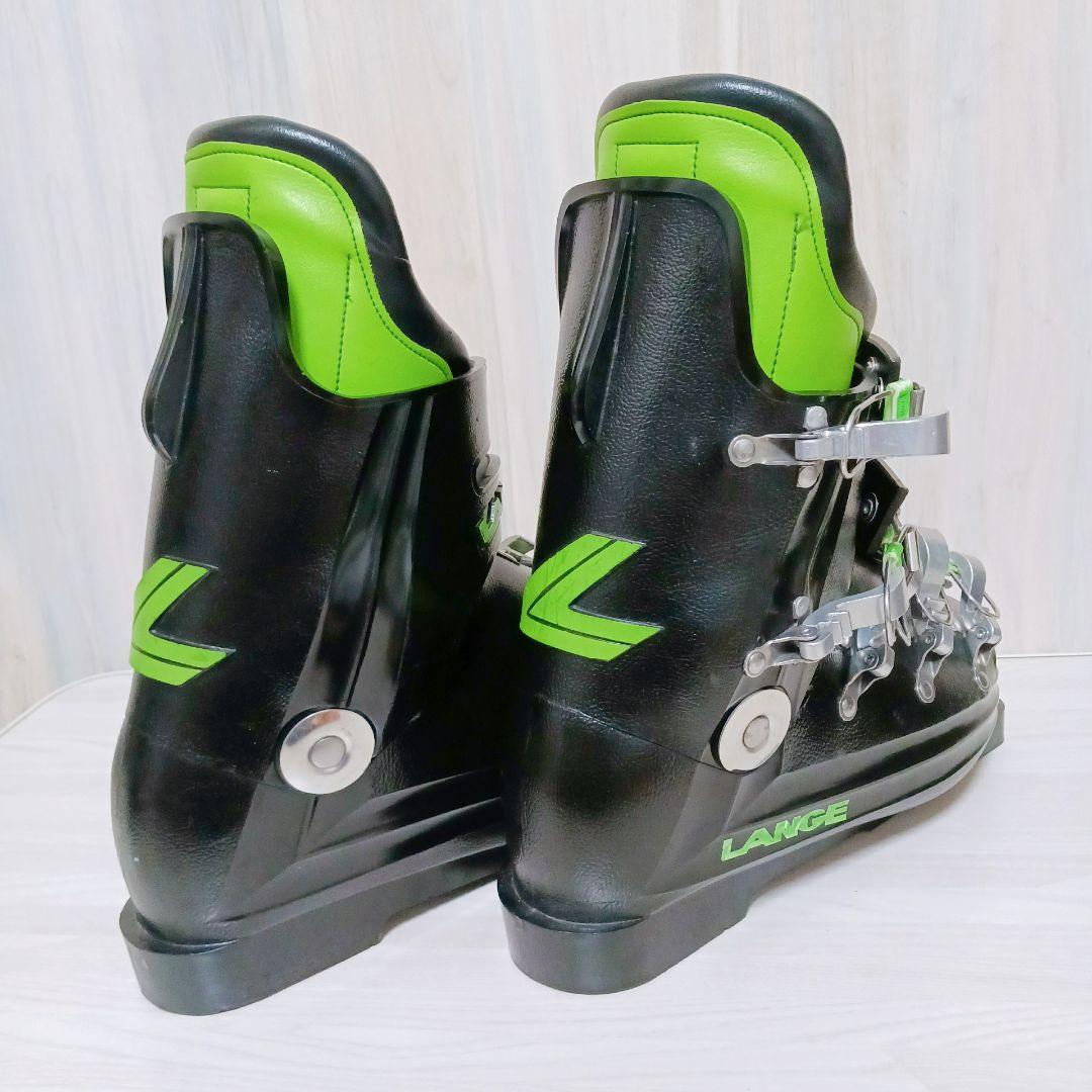 スキーブーツ LANGE ラング 7W 約25cm グリーン×ブラック