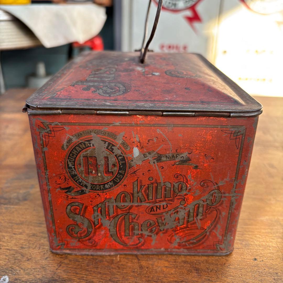 USA Antique NEWYORK BUCHANAN&LYALL TIN缶