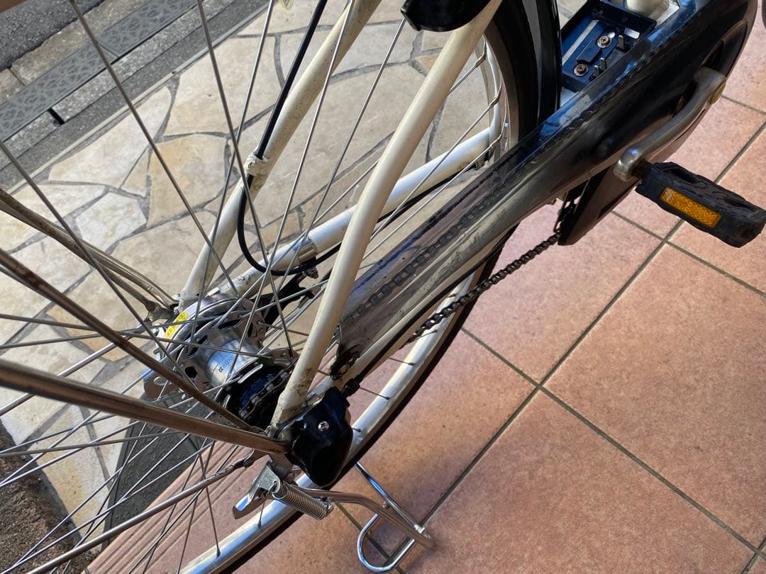 電動自転車　PAS CITY バッテリー、後輪廻り新品交換済み　指定地域無料配送