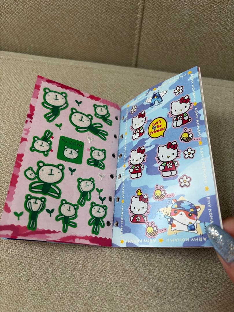 平成レトロ　シールブック　シール帳　うさぎ　当時品