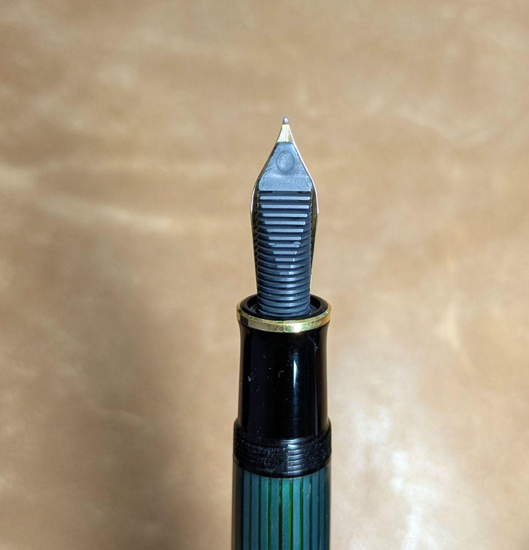 【ジャンク品】ペリカン スーベレーン M800 万年筆 緑縞