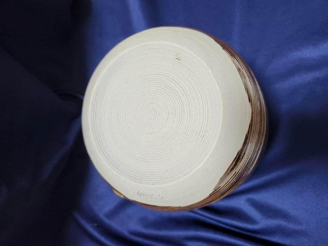 高取焼 14代　亀井味楽 高取水指 裏千家　鵬雲斎 花押　水指　茶道