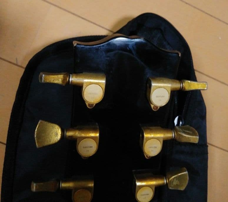 難あり　Burny バーニー　レスポールカスタムタイプ　イナズマインレイ