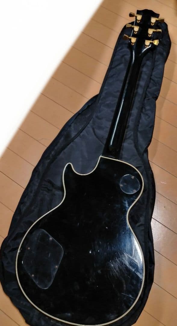 難あり　Burny バーニー　レスポールカスタムタイプ　イナズマインレイ