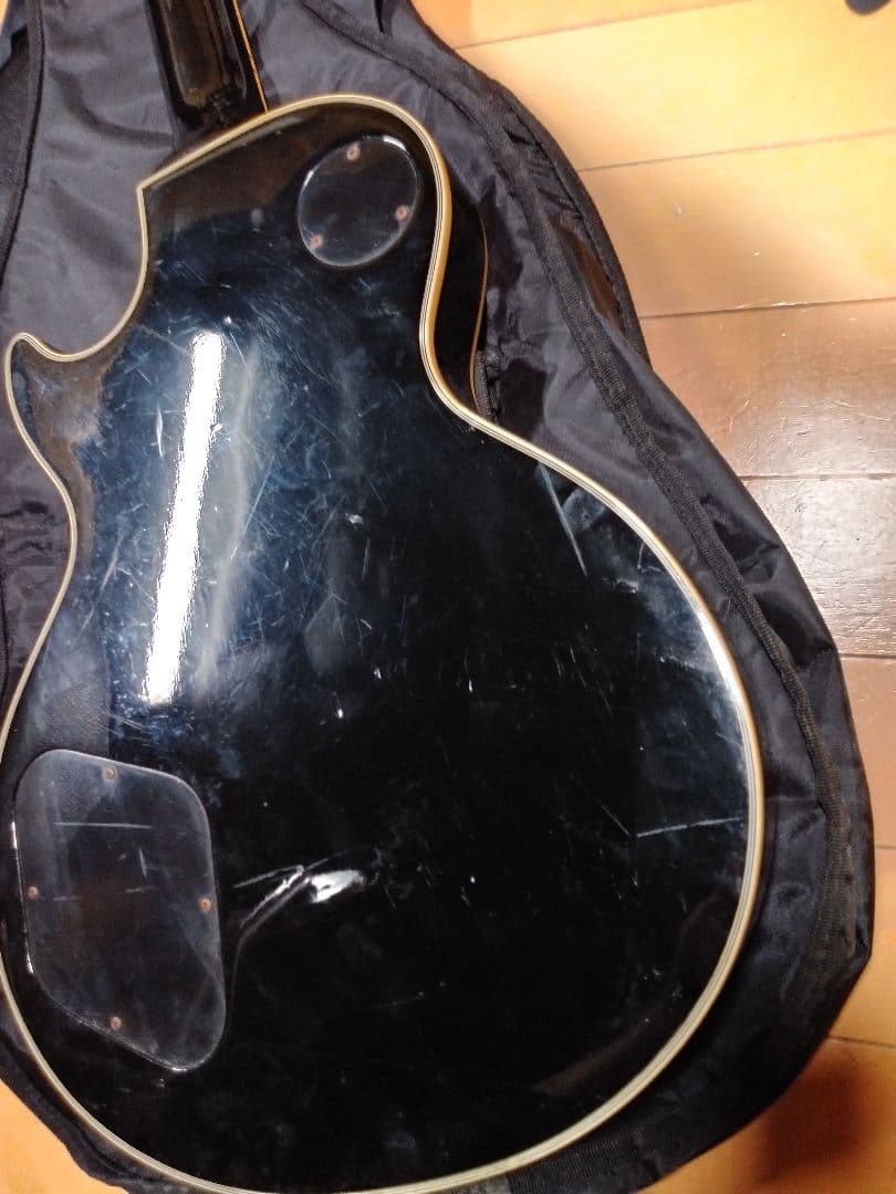 難あり　Burny バーニー　レスポールカスタムタイプ　イナズマインレイ