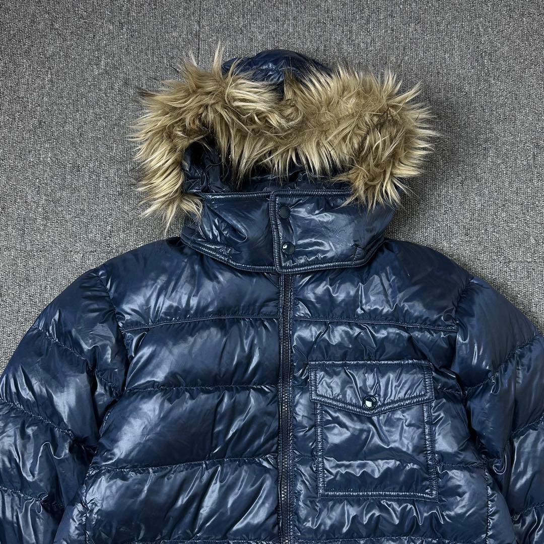 00s UNIQLO y2k アーカイブ ファー付き ダウンジャケット パーカー